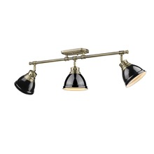  3602-3SF AB-BK - Duncan Semi-Flush - Track Light